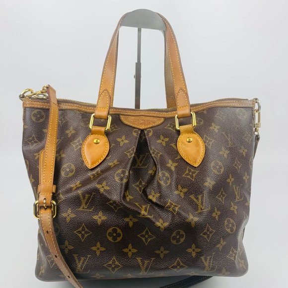 authentic Louis Vuitton Palermo PM Monogram Satchel - Picture 2 of 16